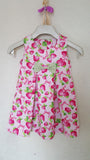 1d Vintage style Girls Strawberry summer party holiday dress from age 1 to 8