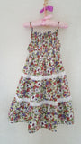8b Vintage style Girls Floral summer party holiday dress from age 1 to 8