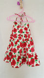 4a Vintage style Girls Floral summer party holiday dress from age 1 to 8